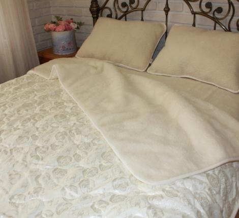 Одеяло тёплое Magic Wool &quot;Локон-Белые Розы&quot; шерсть мериноса, 200х220