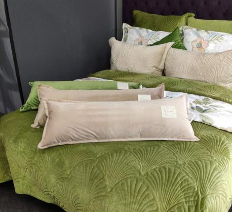 Подушка декоративная "Sofi de Marko" Джереми (хаки) Велюр, 32х90