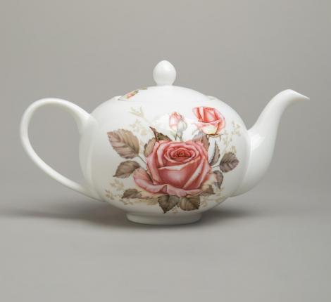 Чайник заварочный "КОРЕЙСКАЯ РОЗА" 590-681, 900 мл