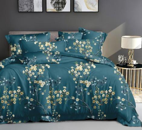 Постельное бельё "Cleo" Art Color 15/125-AC Полисатин, 1,5 спальный