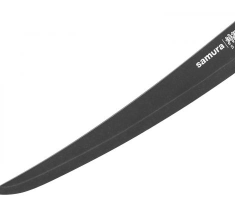 Нож кухонный &quot;Samura OKINAWA&quot; для нарезки, слайсер Tanto 230 мм с галтовкой, палисандр