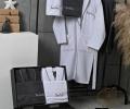 Набор "PIERRE CARDIN HOME" (2 халата, 2 полотенца 50х90), крем-серый