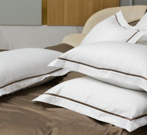 Наволочка с узкой отделкой "ALPINE BROWNIE ALLURE GRASS" Мако-Сатин, 50х90 (2шт)