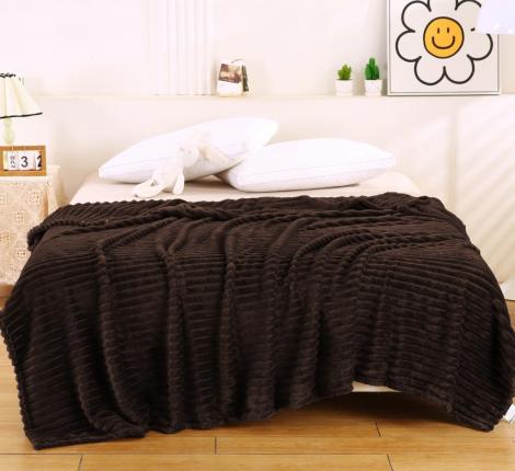 Плед "Cristelle" Stripe premium CST2022-14 Фланель, 200x220