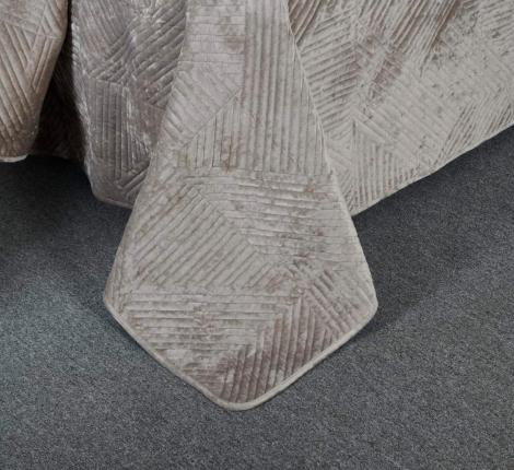 Покрывало "Sofi de Marko" Патрисия (бежевая 1) Велюр, 240х260