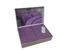 Постельное бельё "Maison D'or" NEW RAILS  Страйп-сатин 1.5 спальный, фиолетовый