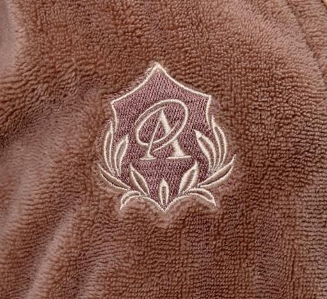 Халат женский трига шалька "AMBIELLA A-1295" какао, 2XL