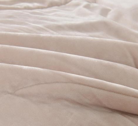 Постельное белье с одеялом "Sofi de Marko" Энрике (кремовый-м) Велюр, Семейный