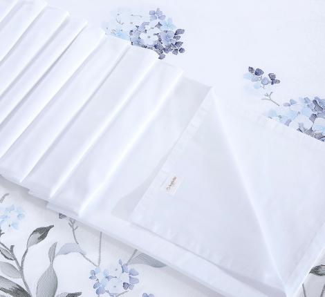 Постельное белье с вышивкой "Asabella" 2258-6 Мако-Сатин, Евро