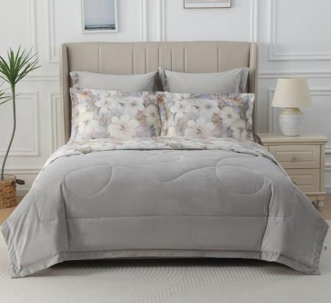 Постельное белье с одеялом "Sofi de Marko" Ренато №18 Велюр/Сатин, Евро