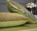 Постельное белье с одеялом "Kazanov.A." Филис (охра олива) Велюр/Egypt Cotton, Евро