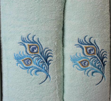 Набор махровых полотенец "KARTREKS" 2шт (50х90, 70х140) ROMANTIK 57.018