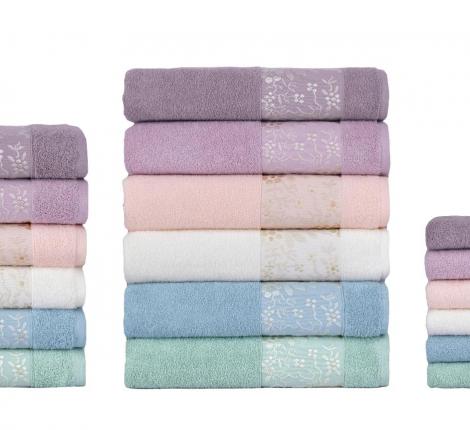 Набор махровых полотенец  KARACAN "Afrodita", 50х85-6 шт.