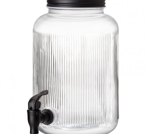 Диспенсер для напитков на металлической подставке "LINES", 3,9 л 