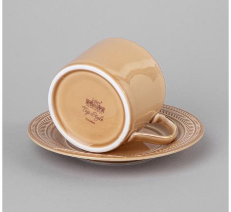 Чайный набор "TOP STYLE" 42-545 на 2 персоны, 4 предмета (250 мл)