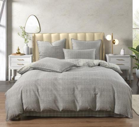 Постельное белье "Sofi de Marko" Акела (серый) Сатин, 1,5 спальный