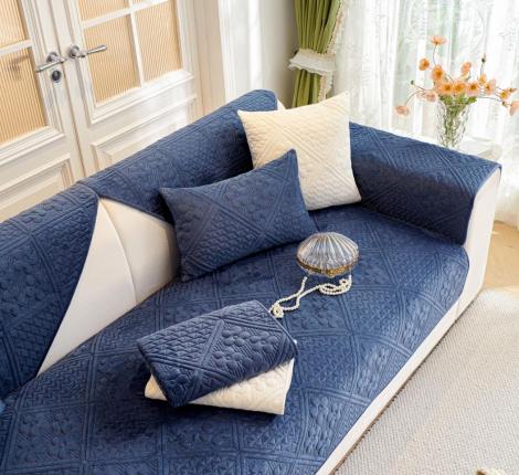 Накидка на диван Tango "Sofa" АБСТРАКЦИЯ 90x160 (1 шт.), 90x210 (1 шт.), синий