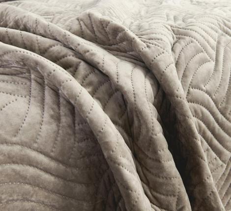 Покрывало "Sofi de Marko" Деварта (капучино) Бархат, 160x220