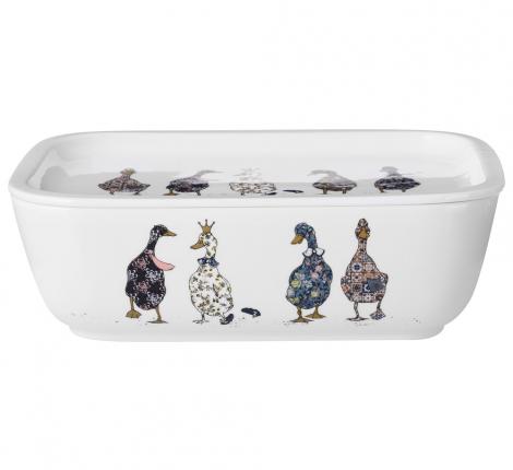 Блюдо прямоугольное с крышкой "FAMILY FARM", 1800 мл