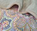 Одеяло тёплое Magic Wool &quot;Локон-Узоры&quot; шерсть мериноса, 100х140