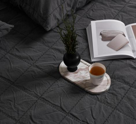 Покрывало Luxberry "KUBU" 220x240, серый