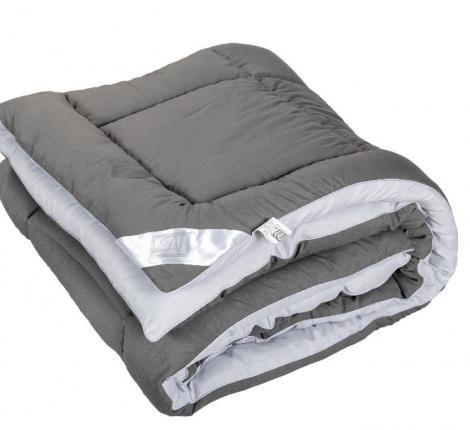 Одеяло всесезонное "FLUFFY DREAM" 140х205, Грейс-Графит