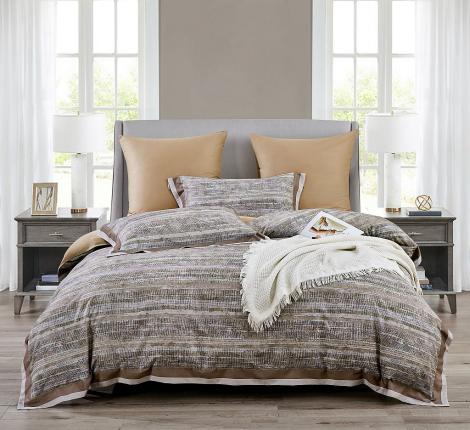 Постельное белье "Asabella" 2363-6 Фланель, Евро