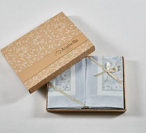 Постельное белье "Asabella" 2272-6 Фланель, Евро