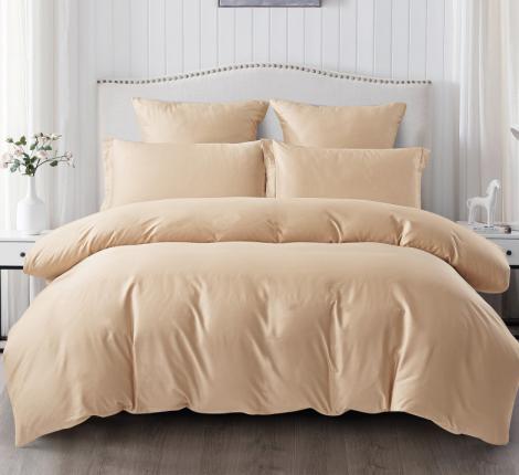 Постельное бельё "KARTEKS" Сатин однотонный SKO-025, 2 спальный