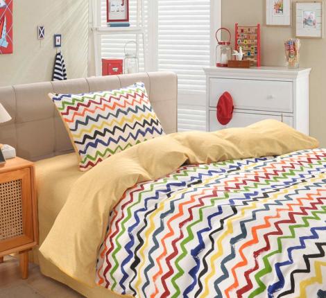 Постельное белье детское "Sofi de Marko" Зигзаги Сатин, 1,5 спальный