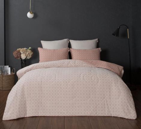 Постельное белье с одеялом "Kazanov.A." Кемер (коралл жемчуг) Муслин, 1,5 спальный