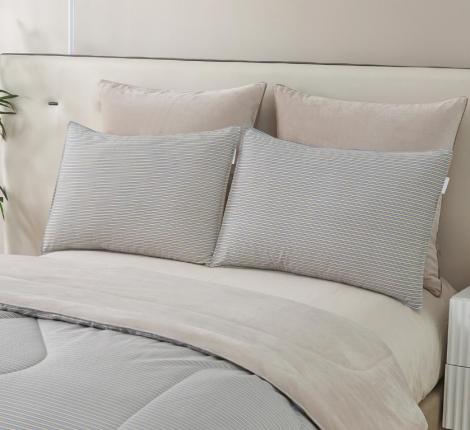 Постельное белье с одеялом "Sofi de Marko" Роберто №35 Велюр/Сатин, Евро