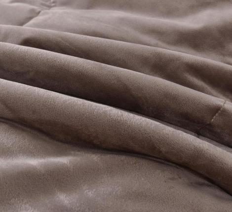 Постельное белье с одеялом "Sofi de Marko" Энрике (кофе-м) Велюр, Семейный
