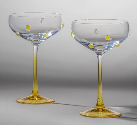 Набор креманок 2 штуки "FRUITY LEMON", 270 мл