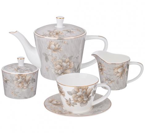 Чайный сервиз "ОЧАРОВАНИЕ" на 6 персон, 15 предметов
