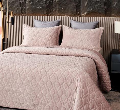 Покрывало "Sofi de Marko" Нобилис (пепел роза) Велюр, 240х260