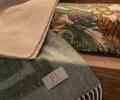Плед хлопковый Frati "COUNTRY" VERDE (зеленый), 130х170