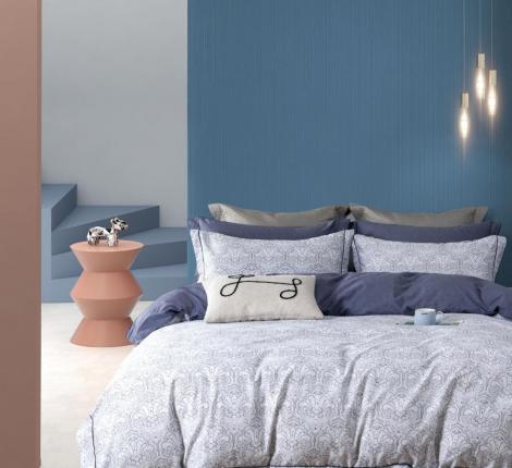 Постельное белье "Cristelle" Amante AM01-145 Сатин, 1,5 спальный