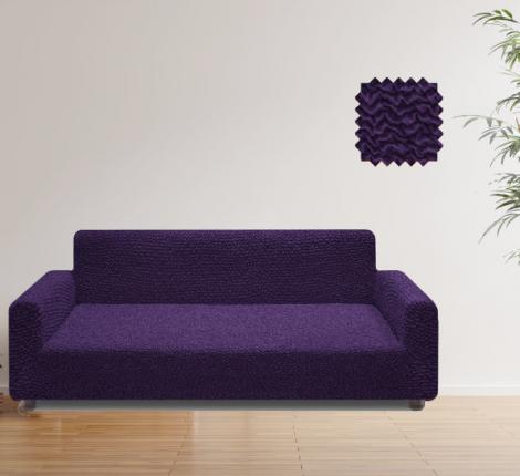 Чехол &quot;REWAND&quot; на трехместный диван 160х250, R3-15 тёмно-фиолетовый