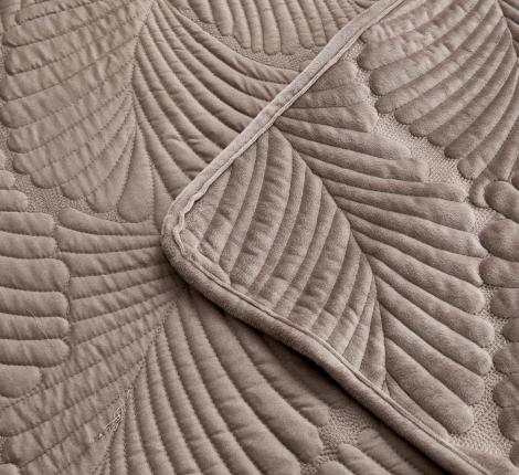 Покрывало "Sofi de Marko" Ноэль (бежевый) Велюр, 240х260