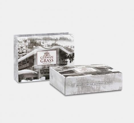 Постельное белье "ARCTIC WHITE BRILLIANT GRASS" 282405070 Тенсел, Евро