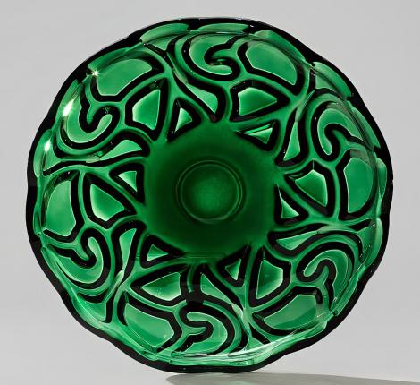 Блюдо сервировочное "ELEGIA" EMERALD, диаметр 32 см