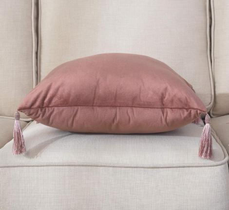 Наволочка декоративная "Sofi de Marko" Кэтрин (пепел роза) Велюр, 45х45