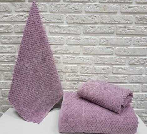 Полотенце махровое AMBIELLA "Лоренцо" 30х50, лиловый