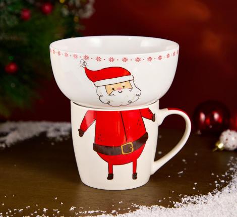 Набор посуды "ДЕД МОРОЗ", 2 предмета