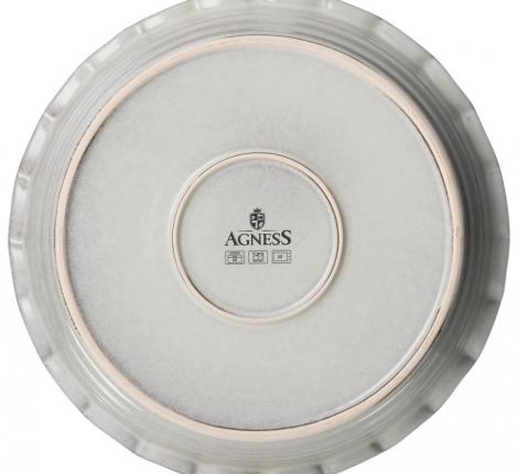Форма круглая для запекания "AGNESS" GREY, 1500 мл