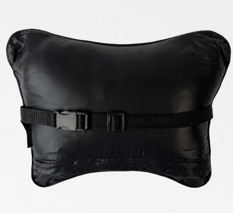 Дорожный плед-пончо пуховый "Travel Cape Plaid Grass" BLACK, 130х170