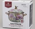 Кастрюля эмалированная с крышкой AGNESS "ФЛАНДРИЯ", 3,8 л
