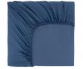 Простыня на резинке "Sofi de Marko" Трисс (синяя) Полисатин, 200х200х20