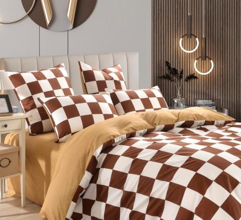 Постельное белье "Sofi de Marko" Джерри (шоколад) Сатин, Евро